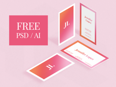 free psd business cards gradient business card