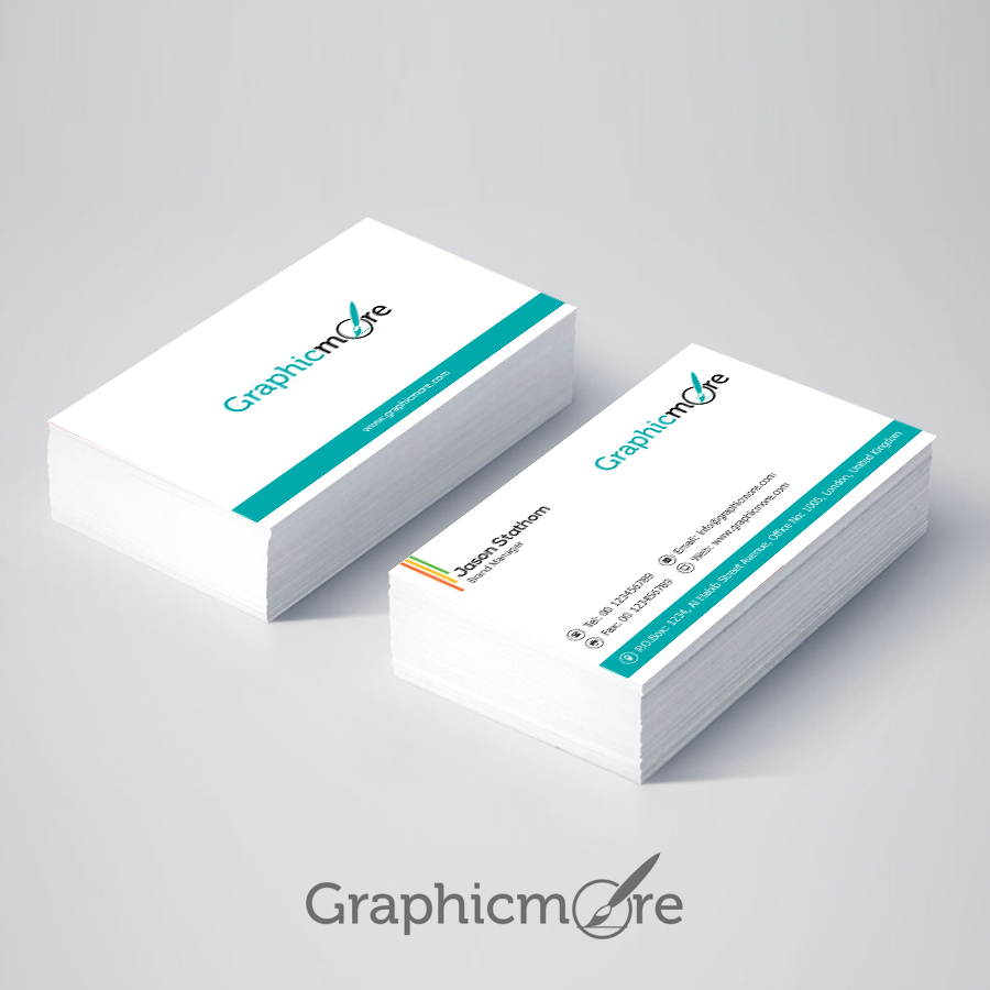 free psd business cards clean and corporate minimal business card