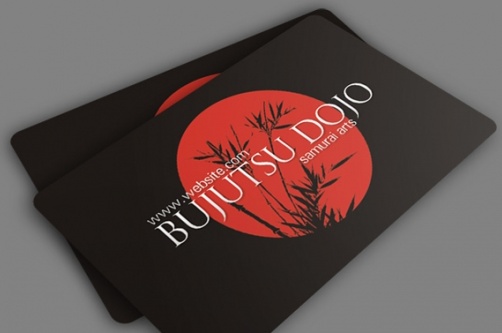 free psd business cards bujitsu business card