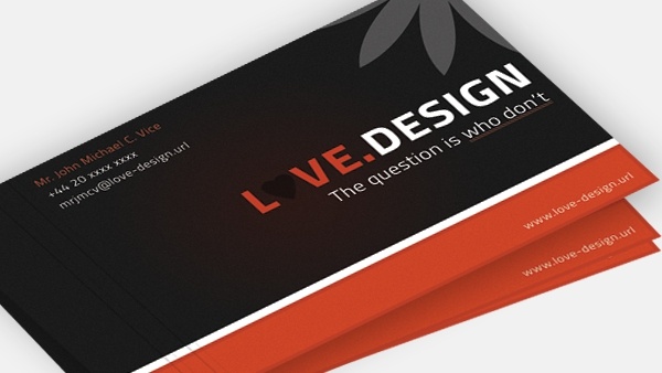 free psd business cards love design business cards