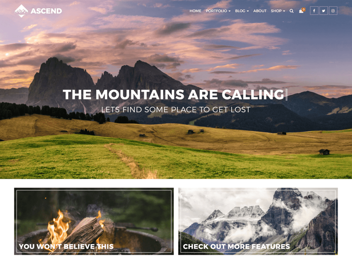 free wordpress theme ascend